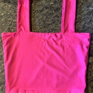 Vibrant Pink Crop Top